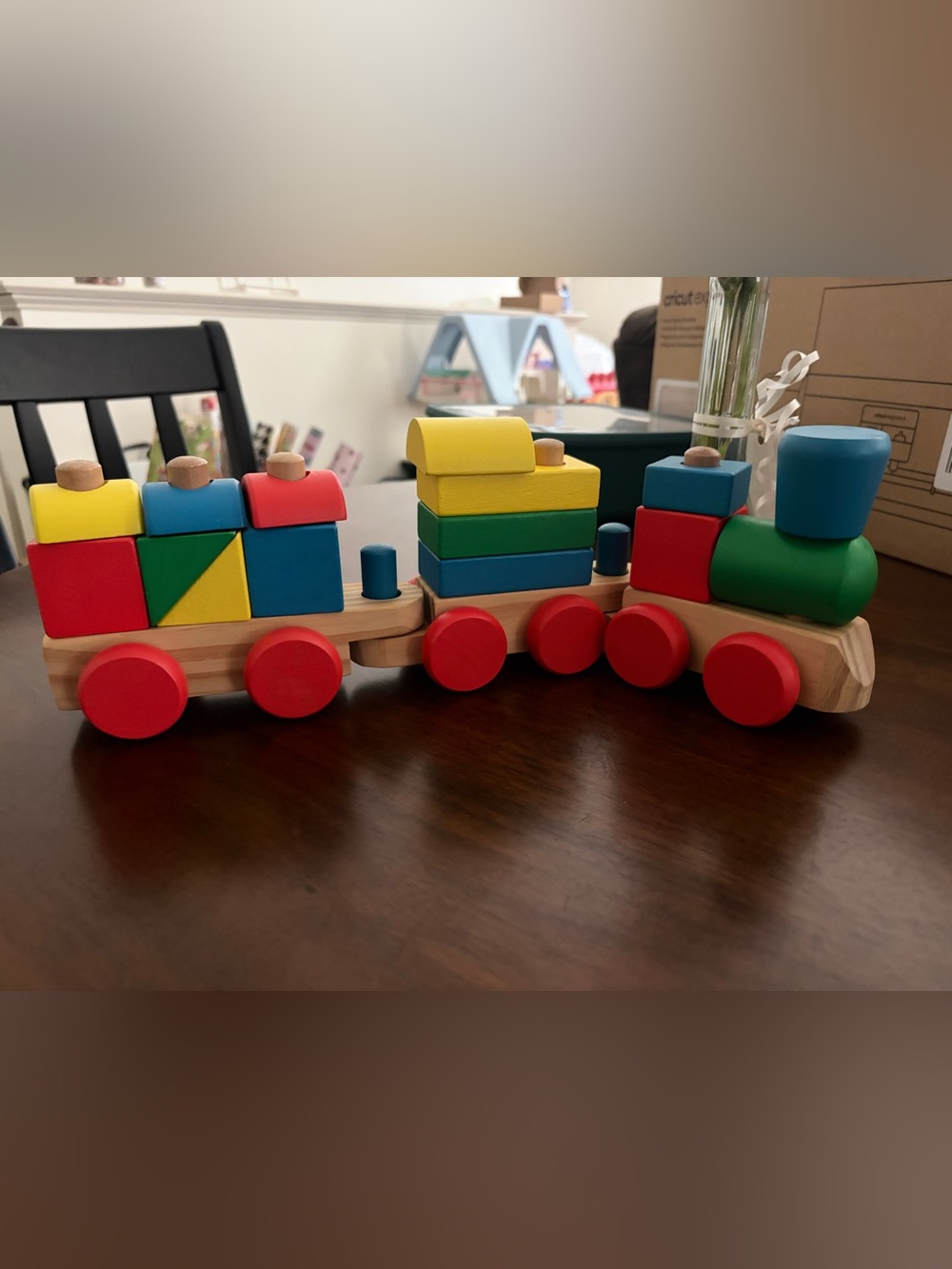 Melissa and Doug Wooden Train Set